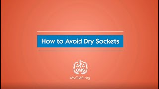 How To Avoid Dry Sockets [upl. by Aerdnad]