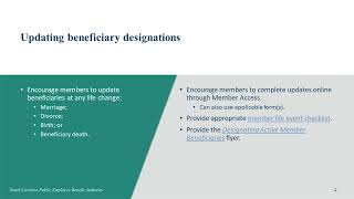 FY2025 Retirement Benefits Training  Membership and enrollment changes after enrollment [upl. by Reyna]