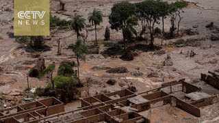 Toxic mud after a dam break in Brazil reaches the Atlantic Ocean [upl. by Nedry419]