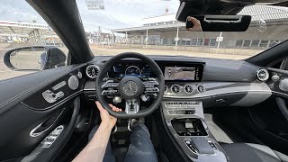 New Mercedes EClass Coupe AMG E 53 2023 Test Drive POV [upl. by Margy]