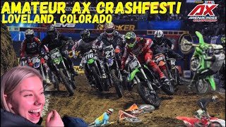 Colorado Amateur Arenacross CRASHFEST [upl. by Lisk]