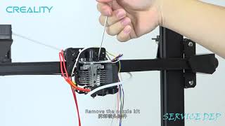 Service tutorial CR 10 smart replace nozzle kit [upl. by Welsh]