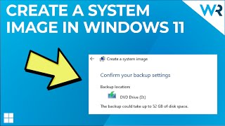 How to create a system image in Windows 11 [upl. by Alraep]