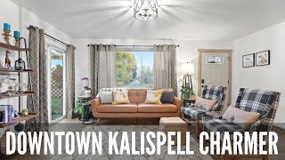 Kalispell Montana Downtown East Side Home for Sale  Single Level House with Downtown Amenities [upl. by Anitnoc]