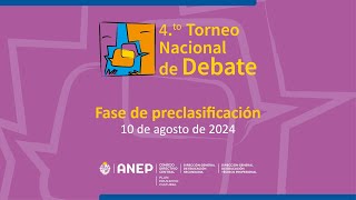 Fase de Preclasificación 4to Torneo Nacional de Debate  Tercera Parte [upl. by Rehpotsyrk]