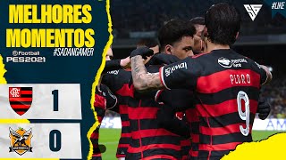 FLAMENGO 1 X 0 NOVA IGUAÇU  MENGÃO É CAMPEÃO INVICTO  JOGO DE HOJE  ASSISTA AGORA PES 2021 [upl. by Rollin655]