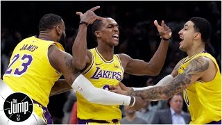 Did Rajon Rondos behavior in practice spark Lakers win vs Celtics  The Jump [upl. by Burnham]