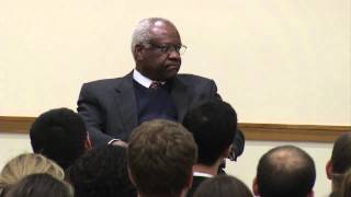 Justice Clarence Thomas visits HLS [upl. by Rheingold711]