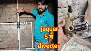 Jaquar 5 Way Diverter Installation BathroomCpvc PipePlumber5 way Diverter [upl. by Issy]