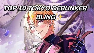 Top 10 Most Blinged Out Tokyo Debunker Characters [upl. by Kristofor]