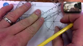 Quadrilaterals Formed Using a Circle Diagonals Perpendicular Bisector Rectangles Lesson 2 pg218 pt a [upl. by Rocker250]