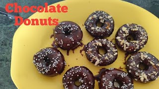 Chocolate Donuts easy recipe 🍩🍩at home [upl. by Reivaj]