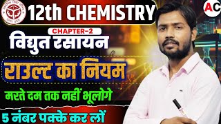 राउल्ट का नियम  Rault ka niyam  Rault law in hindi  विलयन 12th Chemistry Rault ka niyam [upl. by Notsud]