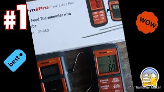 How to use Thermopro TP08s meat thermometer Reviewunboxing [upl. by Carothers]