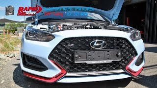 Hyundai Veloster N Dimsport Rapid TPM Sub ECU Tuning  벨로스터N 라피드 보조칩 튜닝 [upl. by Cyprus573]