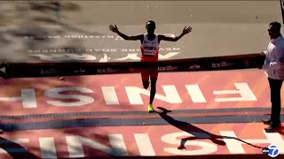 2024 TCS NYC Marathon Mens Winner Abdi Nageeye [upl. by Lessig]