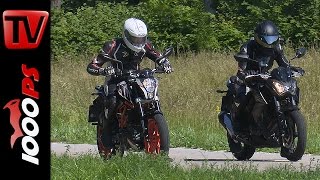 KTM 390 Duke vs Kawasaki Z300 Drag Race [upl. by Reppart]