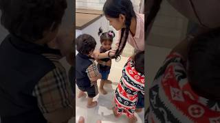 Tino bache Naina s Etna pyar krte h ❤️ payalmalik kritikamalik zaidayantuba cutebabies [upl. by Malkah]