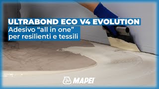 Adesivo universale per pavimenti e rivestimenti resilienti e tessili  Ultrabond Eco V4 Evolution [upl. by Shaefer]