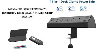 Maximize Desk Efficiency Jgstkcity Desk Clamp Power Strip Review [upl. by Anifesoj317]