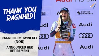 Ragnhild Mowinckel to quit active skiing at the end of this season  FIS Alpine World Cup 2324 [upl. by Aipotu]