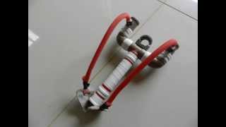 Como Fazer um Arco Estilingue de PVC  SLINGBOW [upl. by Yllet]