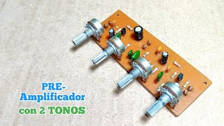 Preamplificador Con 2 TONOS sonido perfecto [upl. by Olwen418]