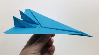 Comment Faire un Avion en Papier rapide et qui vole longtemps [upl. by Naesal]