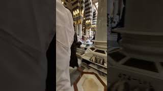 Exiting after Prayer in MASJID ANNABAWI in Madinah [upl. by Riay775]