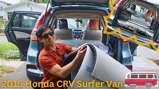 Ep13  Rhonda the Honda CRV Hotel Surf Camper 100 Conversion Tour [upl. by Sharleen247]