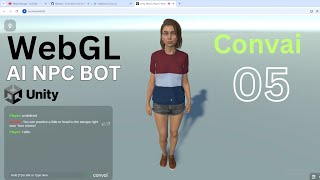 AI NPCs Bot for WebGL Unity using Convai  Nested Mango [upl. by Azil979]