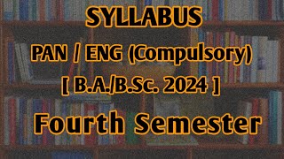 PU BABScSyllabus Fourth SemPanEng CompulsoryEven Sem Exam AprilMay2024 [upl. by Sneve309]