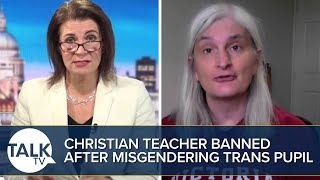 “I Wonder If We Should Have Preferred Adjectives” Teacher Who ‘Misgendered’ Trans Pupil Banned [upl. by Rogozen240]