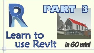 Revit  Complete Tutorial for Beginners  Learn to use Revit in 60 minutes  Part 3 [upl. by Viviene90]