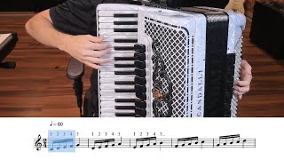 5 EXERCÍCIOS TÉCNICOS para Iniciantes no Acordeon [upl. by Dwinnell]