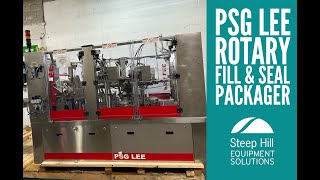 Leepack PSG Lee Rotary Fill amp Seal Pouch Packager 4593 [upl. by Grogan]