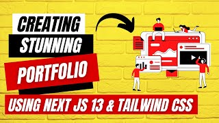 My first portfolio  How to make portfolio in nextjs using tailwind css [upl. by Yenatirb]