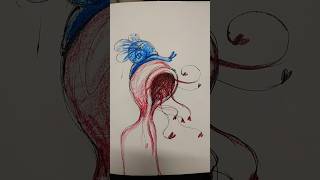 Mysterious Dream  please SUBSCRIBE my channel surrealdreamsart drawing art style surrealism [upl. by Mathew]