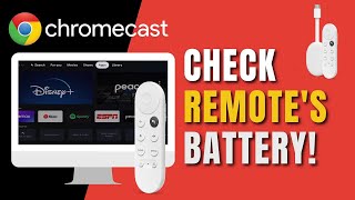 How to Check Chromecast Remotes Battery Level [upl. by Elwyn]