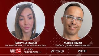 Patrycja Mazur i Maciej Krzak  STUDIO SUPERPORTALU [upl. by Butterfield]