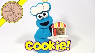 Sesame Street Cookie Monster Cookie Cart Baby Crib Toy 1990 Playskool Toys [upl. by Neenad]