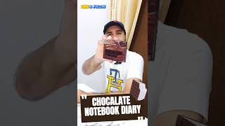 🍫 Chocolate Notebook Diary Review  Fun amp Unique Stationery stationery notebook chocolate diary [upl. by Ledoux]