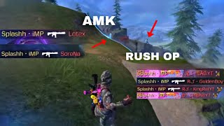 Splashh vs AMK and RUSH OP in Mobile Mayhem [upl. by Attenyl723]