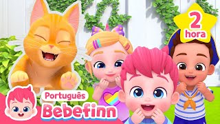 Miau Miau Catinho está cantando com Bebefinn  Completo  Bebefinn em Português Canções Infantis [upl. by Pillsbury]