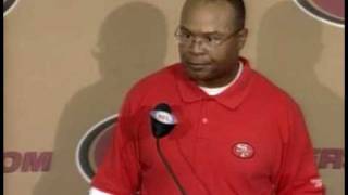 Mike Singletary Post Game after Seahawks [upl. by Ahsauqal]