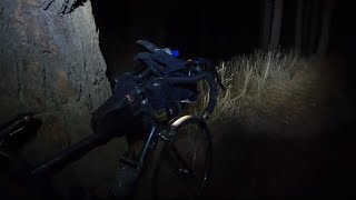 Sinewave Cycles Beacon 2 headlight testing  bicycling in HumboldtToiyabe National Forest [upl. by Lehcear31]