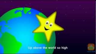 Twinkle Twinkle Little Star  Nursery Rhymes with lyrics [upl. by Naitsirk]