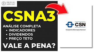 CSN  CSNA3  VALE A PENA ANÁLISE COMPLETA CLARA E OBJETIVA DA AÇÃO [upl. by Stickney]