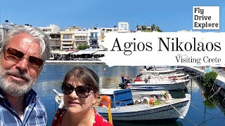 Whats It Like In Agios Nikolaos Crete  A Walk Into Town From Almyros Beach [upl. by Naira]