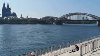 Köln am Rhein Cologne Germany 4k Walking Tour [upl. by Sexton]